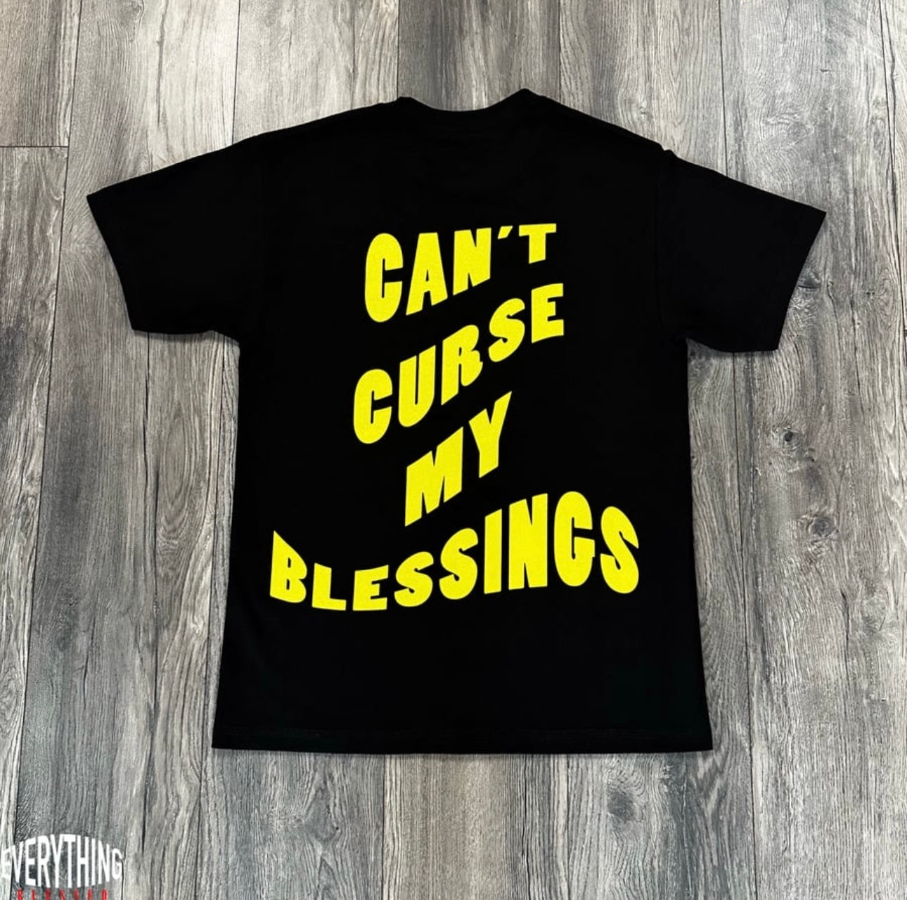 BLACK/YELLOW “C.C.M.B” T-SHIRT