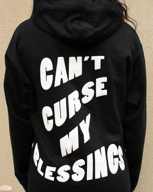 BLACK/WHITE “C.C.M.B” PUFF PRINT HOODIE