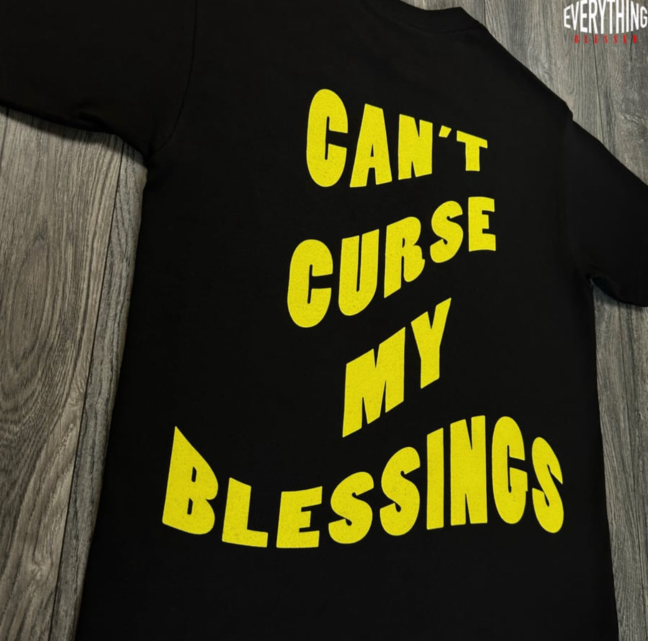 BLACK/YELLOW “C.C.M.B” T-SHIRT